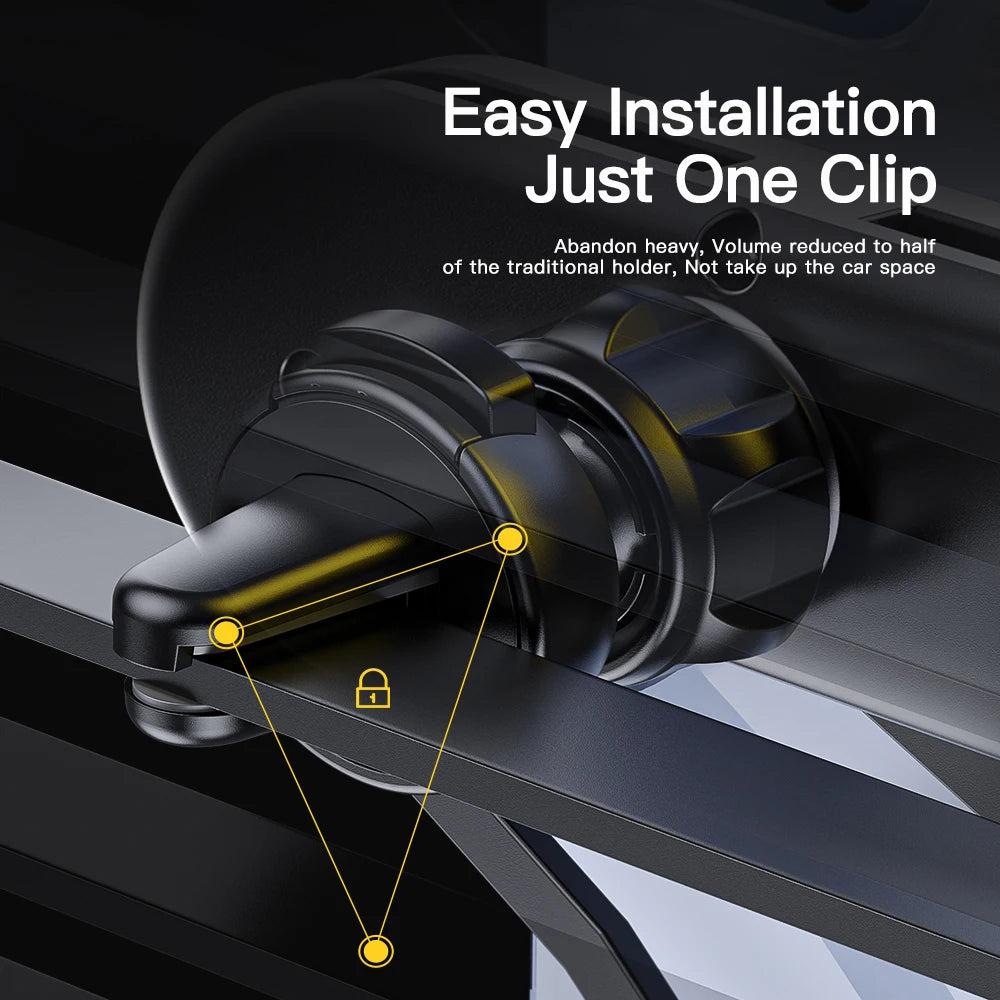 Essager Gravity Car Phone Holder Air Vent Clip Mount Mobile Phone Stand In Car GPS Support For iPhone 14 13 Pro Xiaomi Samsung