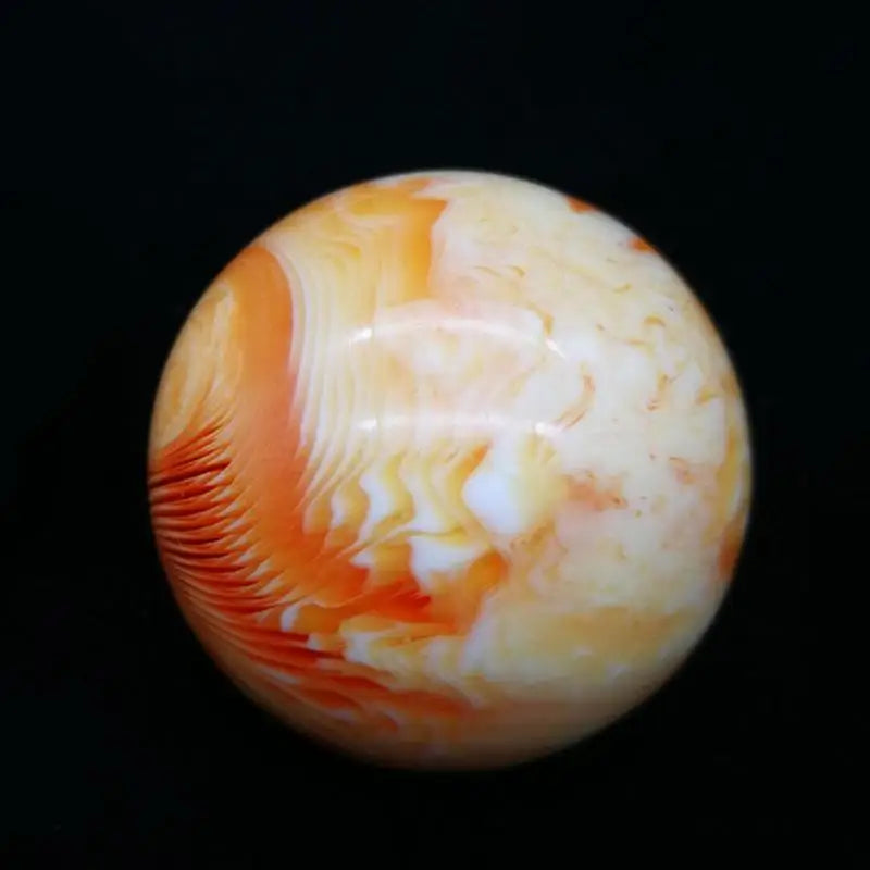 1pc Amber Beeswax Sphere Ball Massage Ball Resin Crystal and Handball Sphere Elderly Middle-aged Healing Crystal Sphere Fitness