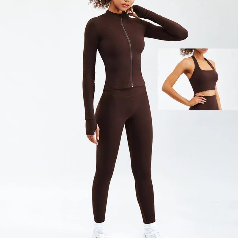 2/3PCS Sport Yoga Set Soft And Breathable High Waist Fitness Gym Suit Sportwear Women Set Workout Clothes For Women Tracksuit