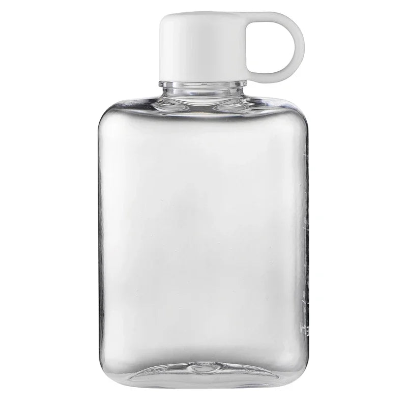 360 ML Water Botlte BPA FREE Flat Clear Plastic Crystal Drinks Kettle Portable Notebook Fitness Bike Cup Summer Cold Water Jug