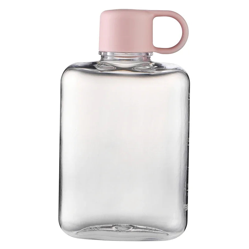 360 ML Water Botlte BPA FREE Flat Clear Plastic Crystal Drinks Kettle Portable Notebook Fitness Bike Cup Summer Cold Water Jug