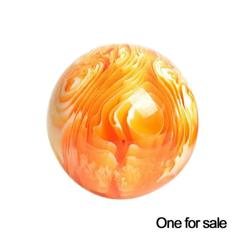 1pc Amber Beeswax Sphere Ball Massage Ball Resin Crystal and Handball Sphere Elderly Middle-aged Healing Crystal Sphere Fitness