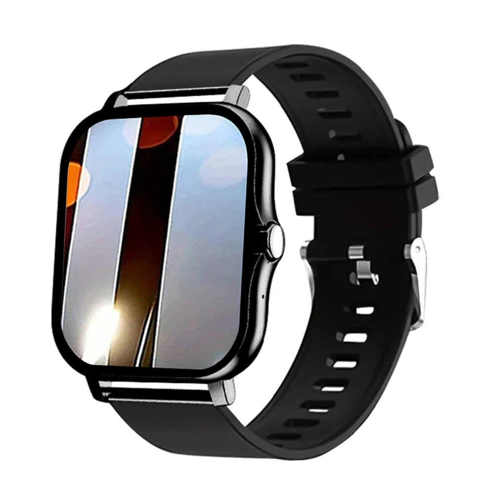 2025 New Square Sport Smartwatch for Android/IOS Heart Rate/Sleep Monitor Fitness Tracker BT Call Smart Watch For Men Women Gift