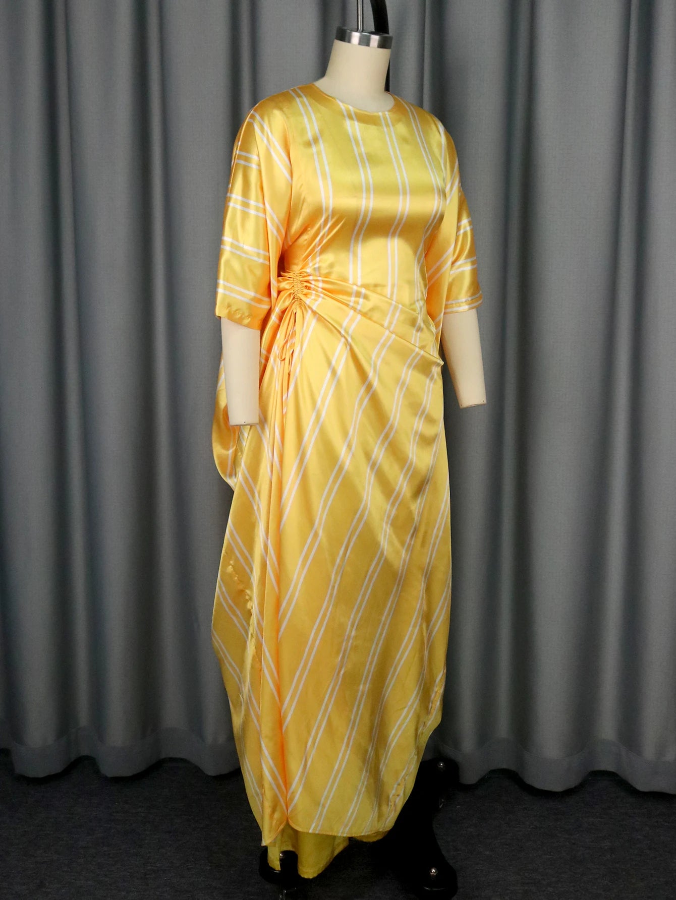 Asymmetrical Split Maxi Top and Wide Leg Pants Two Piece Set for Women Elegant Summer Outfits for Women Casual Loose Fit Style