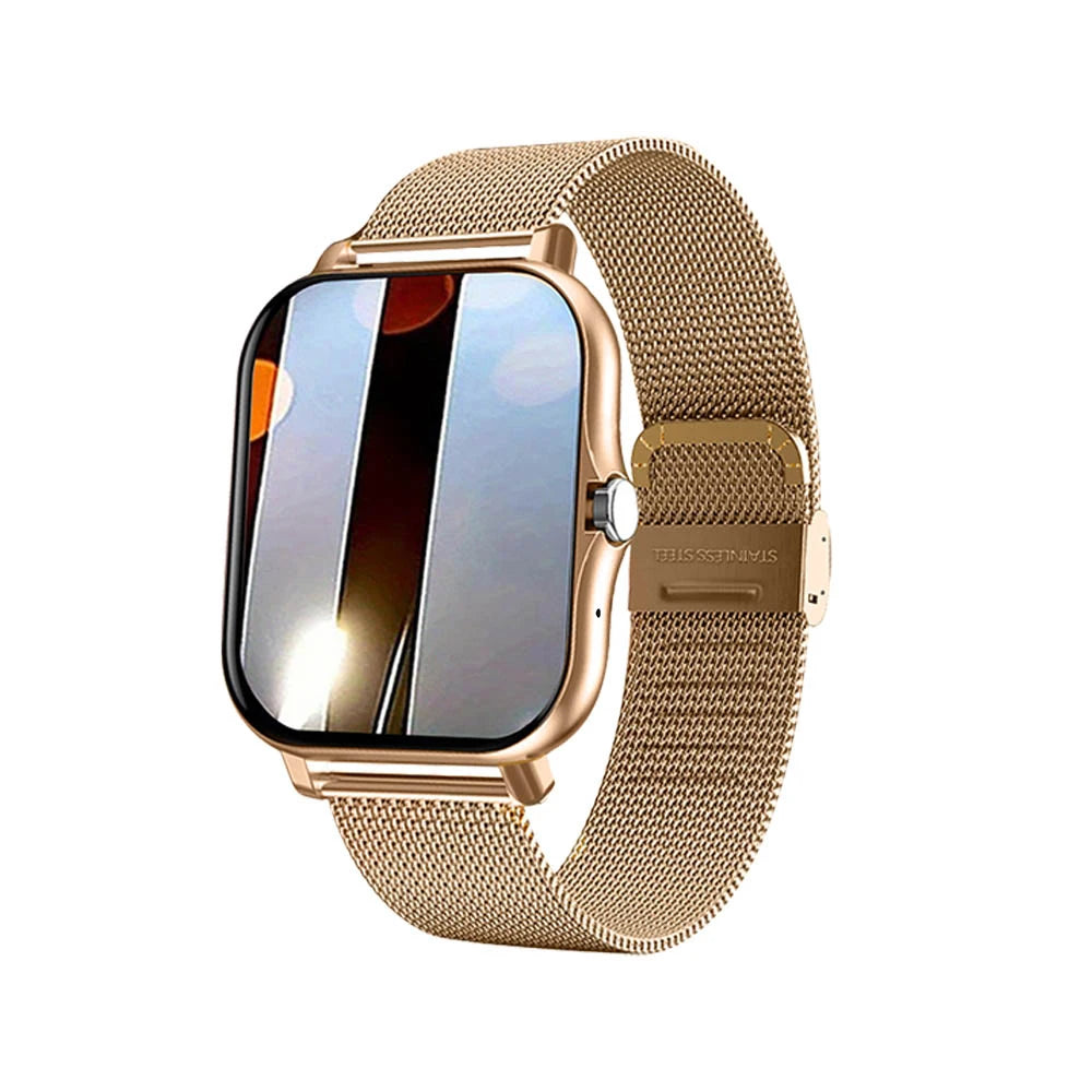 2025 New Square Sport Smartwatch for Android/IOS Heart Rate/Sleep Monitor Fitness Tracker BT Call Smart Watch For Men Women Gift