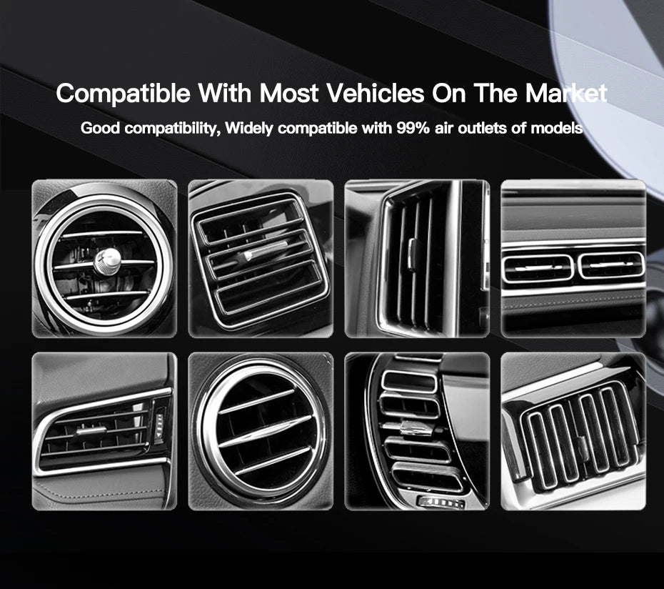 Essager Gravity Car Phone Holder Air Vent Clip Mount Mobile Phone Stand In Car GPS Support For iPhone 14 13 Pro Xiaomi Samsung