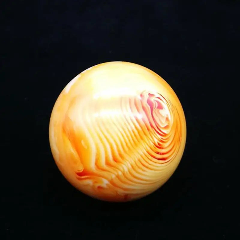 1pc Amber Beeswax Sphere Ball Massage Ball Resin Crystal and Handball Sphere Elderly Middle-aged Healing Crystal Sphere Fitness