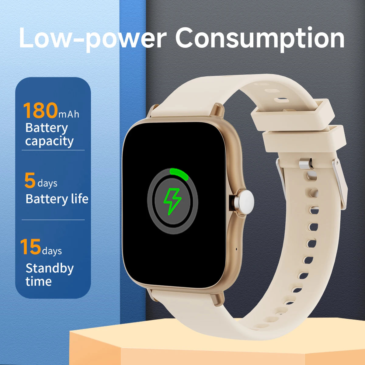 2025 New Square Sport Smartwatch for Android/IOS Heart Rate/Sleep Monitor Fitness Tracker BT Call Smart Watch For Men Women Gift