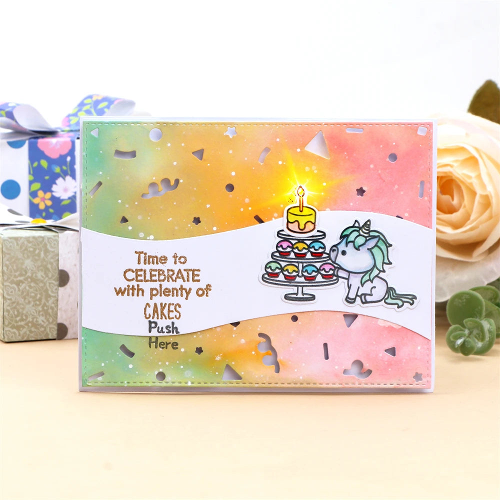 3-6Pcs/set Creative Blow-Out LED Candle Light for Light-Up Birthday Card Perfect for Scrapbook layouts and POP-up Projects Light