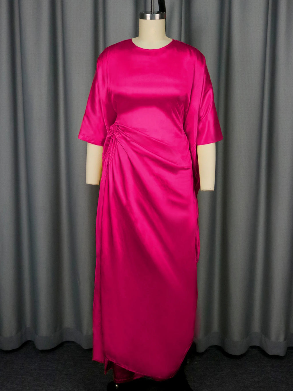 Asymmetrical Split Maxi Top and Wide Leg Pants Two Piece Set for Women Elegant Summer Outfits for Women Casual Loose Fit Style