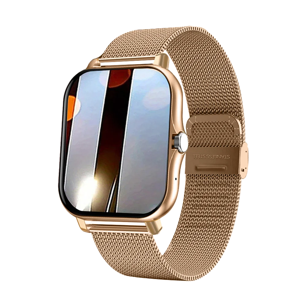 2025 New Square Sport Smartwatch for Android/IOS Heart Rate/Sleep Monitor Fitness Tracker BT Call Smart Watch For Men Women Gift